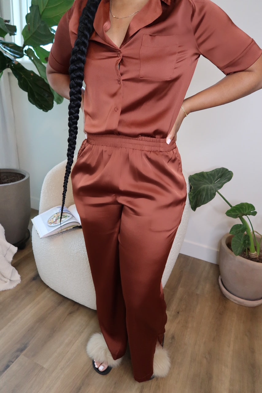 Chocolate Pajama Set